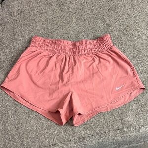 Nike Dri-Fit Women's Coral Athletic Shorts, size small